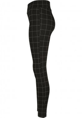 High leggings with checkered pond side