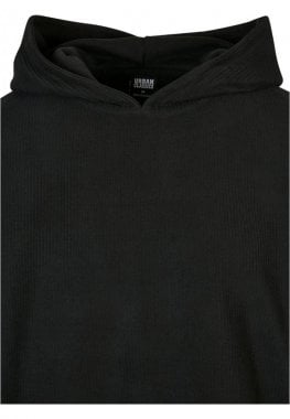 Hoodie in ribbed terry cotton for men 3