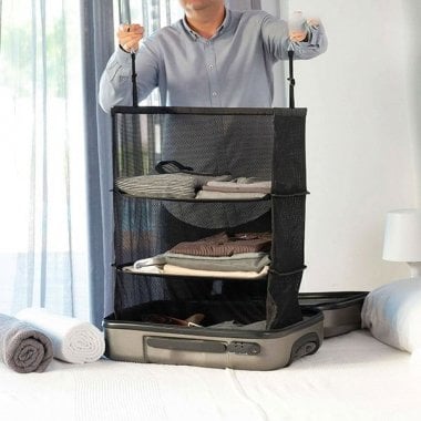 Foldable Shelves for Suitcases
