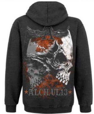 Iron 13 skulls Alchemy hoodie 1