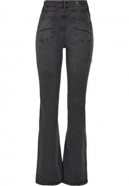 Jeans with width at the bottom and with a high waist lady 11