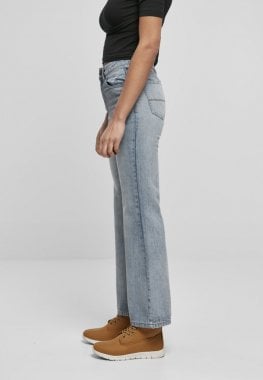 Jeans with width at the bottom and with a high waist lady 2