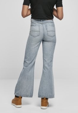 Jeans with width at the bottom and with a high waist lady 3