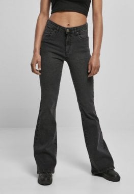 Jeans with width at the bottom and with a high waist lady 5