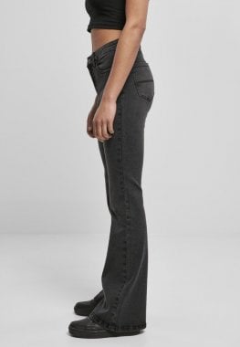 Jeans with width at the bottom and with a high waist lady 6