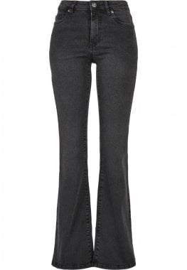 Jeans with width at the bottom and with a high waist lady 9