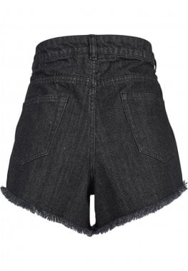 Jeans shorts with high waist 3