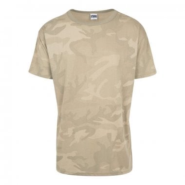 Camouflage Oversized T-shirt sand camo simple