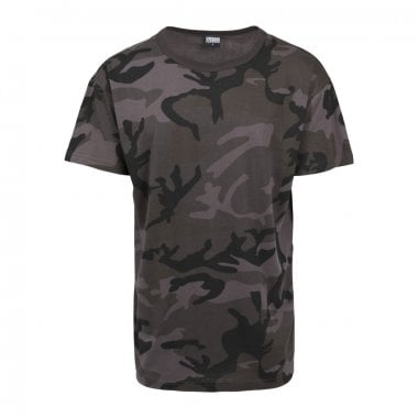 Camouflage Oversized T-shirt dark camo simple