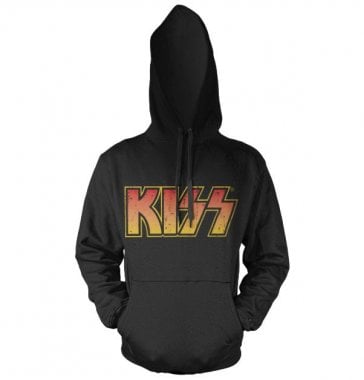 KISS Distressed Logotype hoodie