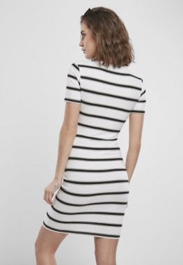 Dress with stripes back