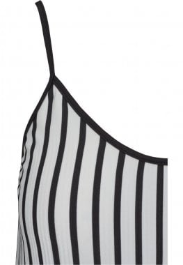Short dress with narrow shoulder straps detail