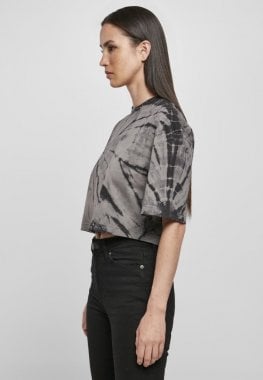Short t-shirt oversize and batik pattern sleeve