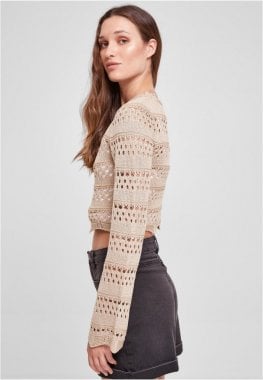 Women's short crocheted sweater 10