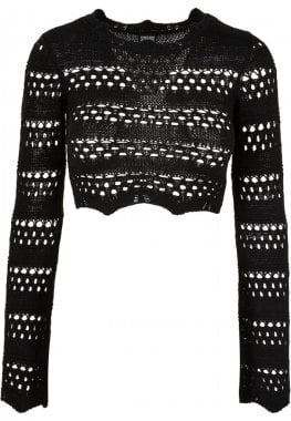 Women's short crocheted sweater 5