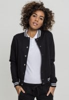 Black college jacket lady 2