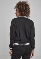 Black college jacket lady 3
