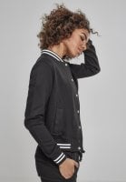 Black college jacket lady 5