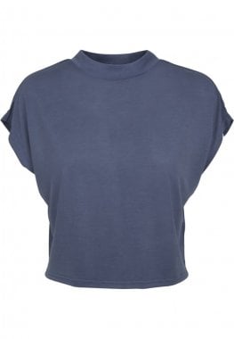 Short t-shirt with high neck ladies 19
