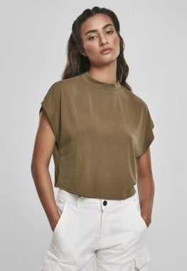 Short t-shirt with high neck ladies 22