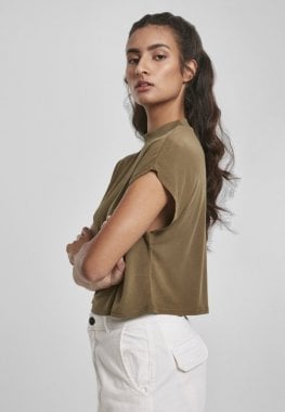 Short t-shirt with high neck ladies 23