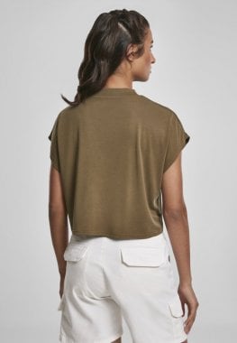 Short t-shirt with high neck ladies 24