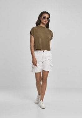 Short t-shirt with high neck ladies 25