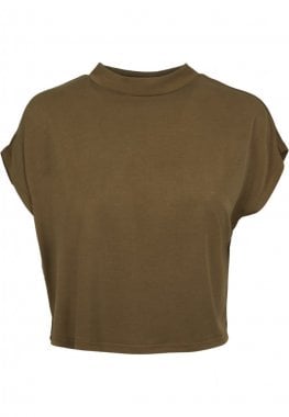 Short t-shirt with high neck ladies 26