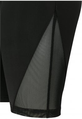 Black bicycle trousers with mesh detail lady 10