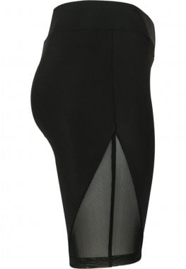 Black bicycle trousers with mesh detail lady 9