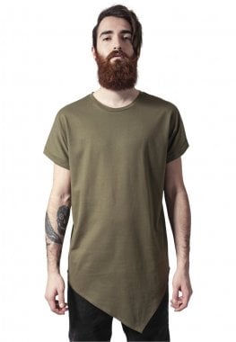 Long t-shirt for men asymmetric