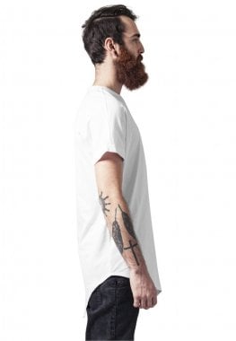 Long t-shirt for men asymmetric
