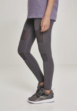 Leggings with mesh details hand