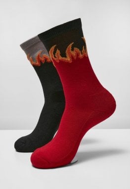 Long Flame socks 2-pack 1