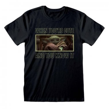 Mandalorian - Cute And Knows It T-shirt 1