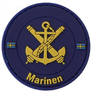 Swedish Navy 3D PVC patch 1