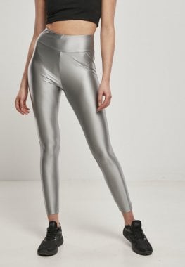 Metalic leggings with a high waist 17