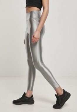 Metalic leggings with a high waist 18