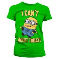 Minions - I Can't Adult Today Girly T-shirt 4