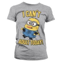 Minions - I Can't Adult Today Girly T-shirt 5