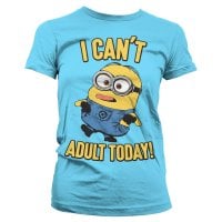 Minions - I Can't Adult Today Girly T-shirt 7