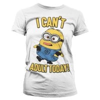 Minions - I Can't Adult Today Girly T-shirt 8
