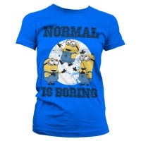 Minions - Normal Life Is Boring Girly T-shirt 2