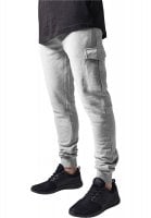 Fitted Cargo Sweatpants light grey