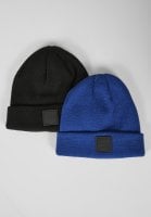 Hat for children in two-pack black and blue