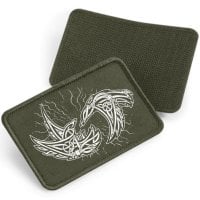 Ravens of odin - fabric patch with Velcro 1