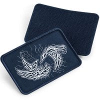 Ravens of odin - fabric patch with Velcro 3