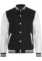 Oldschool College jacket black / white 6