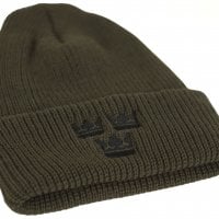 Olive knitted hat - Royal Crowns 1