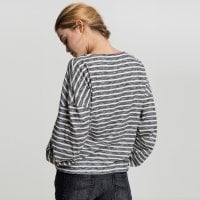 oversize stripe pullover 2